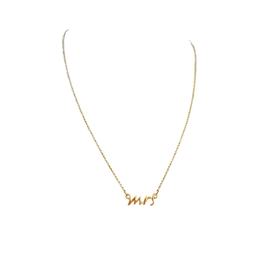 Kate Spade “Mrs” Necklace